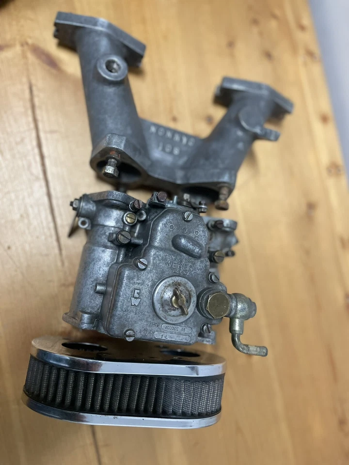 Карбюраторный коллектор MG MGB 40 DCOE Weber и воздушный фильтр K&N преобразование карбюратора 42 45 - Изображение 2 из 4