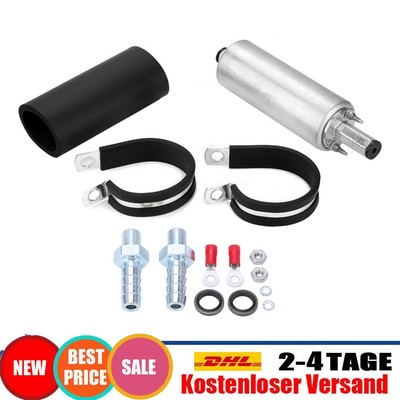Universal 255 LPH Inline External  High Pressure Fuel Pump With Kit For  Walbro