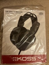 Koss UR20 Noise Isolating Over-Ear Headphones Black NEW