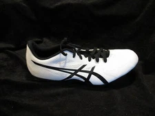 Asics Mens Athletic Running Shoes Size 6 White Silver Black
