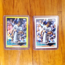 2024 Topps Archives #233 George BRETT Yellow Foilboard + Base Pair 233 Foil
