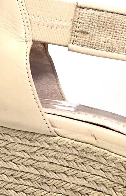 Taryn Rose Krissy Basic Beige Platform Wedge Sand… - image 12