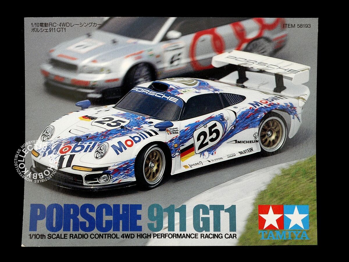 Tamiya 1/10 RC Porsche 911 Gt1 #58193 Belt Drive 4WD TA03R Tamiya 1/10 RC Porsche 911 Gt1 #58193 Belt Drive 4WD TA03R