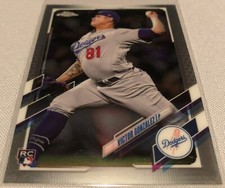 2021 Topps Chrome Update Baseball Victor Gonzalez Los Angeles Dodgers rookie #14