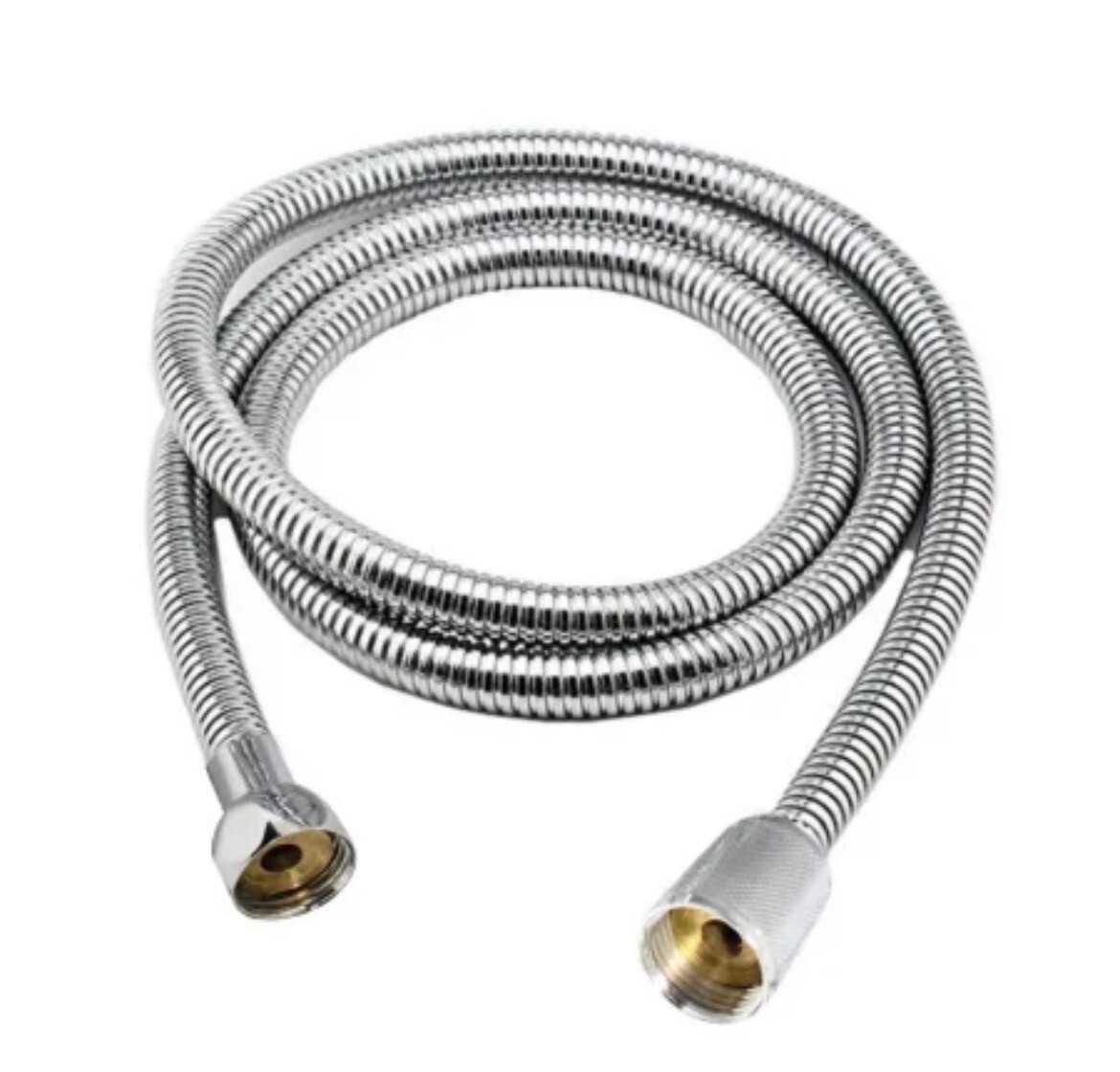 Duschschlauch Schwarz 1,5M - Brauseschlauch Mit Messinganschlüssen 1/2 Zoll Auslaufsicher