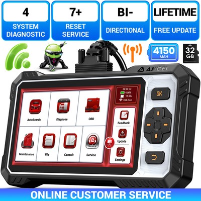  ANCEL Profi KFZ Diagnosegerät Auto OBD2 Scanner 4SYSTEM CAN FD Active Test