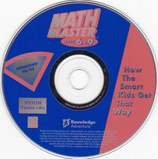 Vintage Math Blaster Ages 6-9 PC Windows, 2001  DISC ONLY 