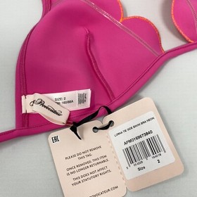 Agent Provocateur Lorna Pink Neon 2/3 Bikini Set NWT