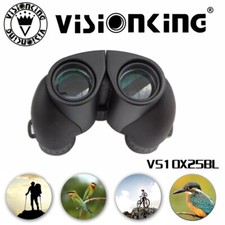 Visionking 10X25 Outdoor Camping Hunting Travelling Hiking Black Binoculars