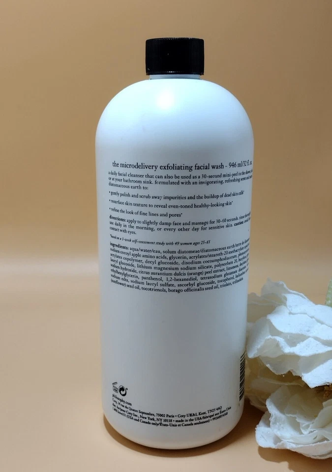 Philosophy The MicroDelivery Exfoliating Facial Wash 32 oz New &Seal  - Image 2 of 4