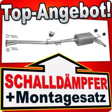 Auspuff für MERCEDES E (W210) E270 E320 CDi 170 , 197PS Stufenheck Auspuffanlage