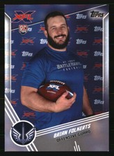 Brian Folkerts 2020 Topps XFL #41 FOOTBALL Card