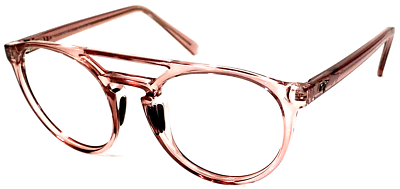 Maui Jim womens pink polarized Ah Dang! sunglasses Maui Jim Ah Dang P781-12C Transparent Pink Sunrise Polarized  main image 4