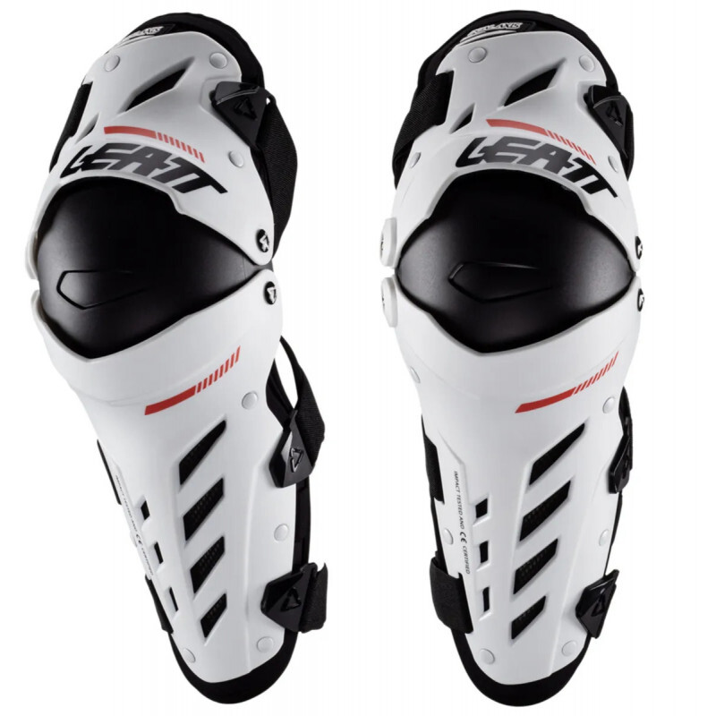 New Leatt Knee and Shin Guard Dual Axis White XXL 5022141252 eBay