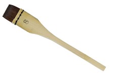 Kyoshin Elle 20mm Merluza Plana Nº8 Tinte Japonés Pincel Herramienta para Pintura