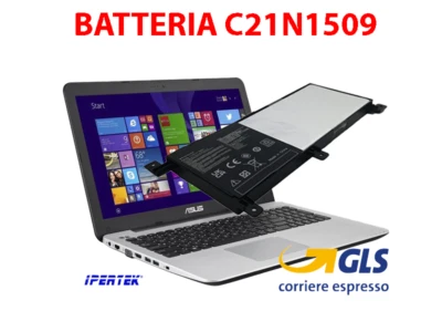 Batteria per notebook portatile Asus F556u compatibile C21N1509 X556U pc 7,6V