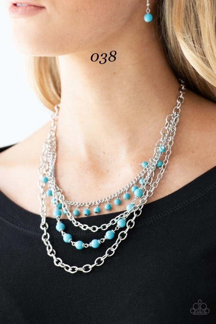 Ground forces blue necklace deals