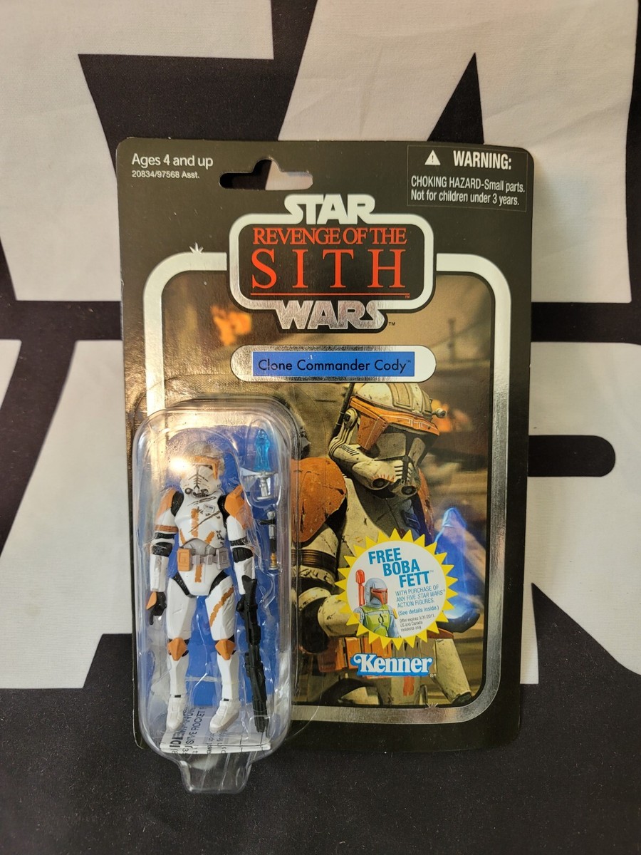 Clone Commander Cody STAR WARS Vintage Collection VC19 MOC FOIL #3