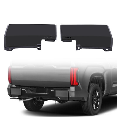 Black Rear Bumper Left&Right Caps Cover 52181-0C050 For 2022-2023
