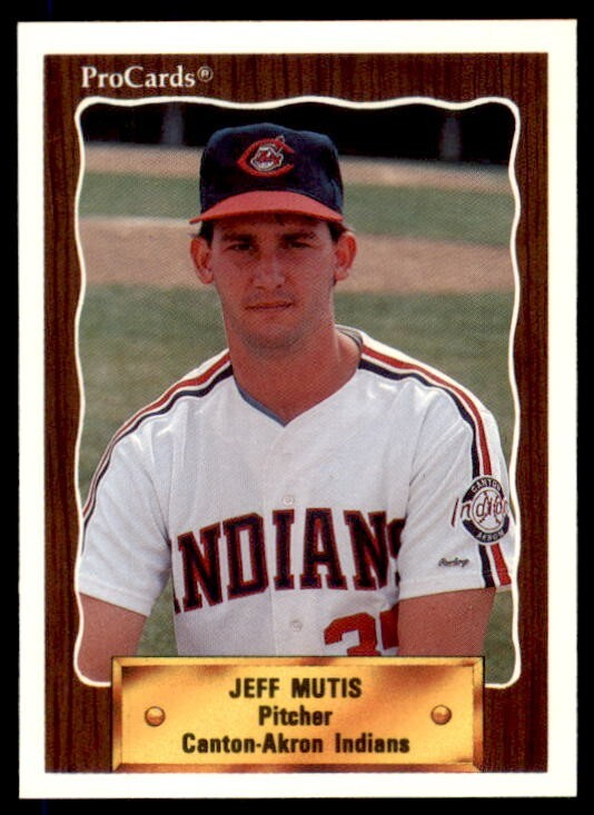 1990 PROCARDS CANTON-AKRON INDIANS JEFF MUTIS #1291