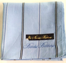 HANDKERCHIEF VINTAGE BLUE CLASSIC PATTERNED COTTON 19" MEN POCKET