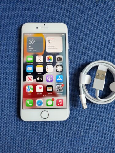 Apple iPhone 7 128GB silber entsperren Top Gebrauchtzustand 93% Akkuzustand