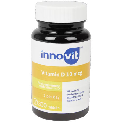 2x Innovit Vitamin D 10 mcg 2x 300 Tabletten vegan  Nahrungsergänzungsmittel NEU