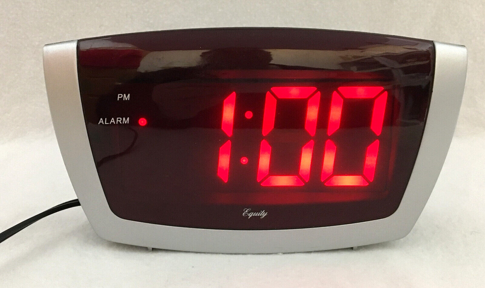 75906 High Low Dimmer Snooze Silver Case Red Screen