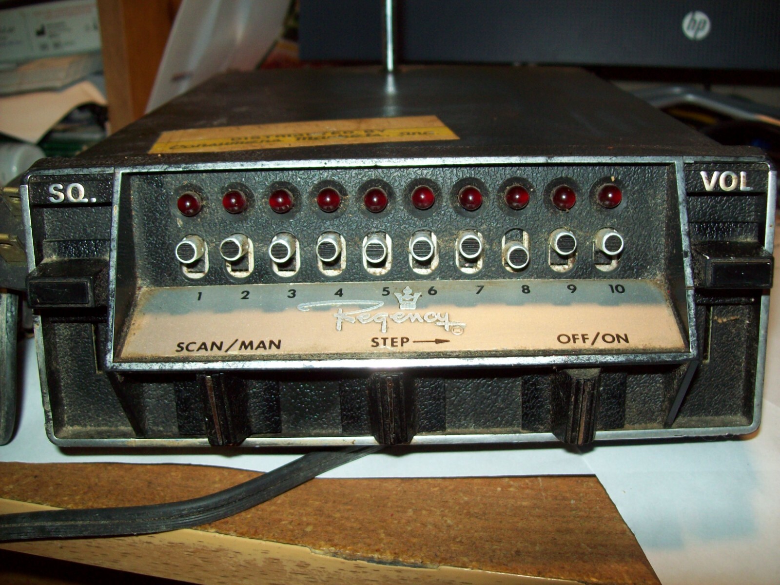 REGENCY ACTR106 10CH RADIO SCANNER CRYSTAL VINTAGE eBay