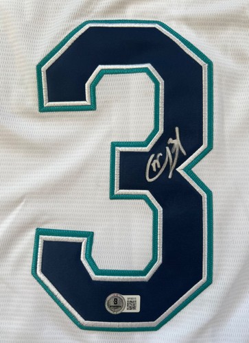 JP Crawford Autographed Signed SEATTLE MARINERS Home Jersey Beckett BAS - Picture 2 of 5
