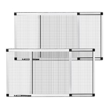 VEVOR Écran de Fenêtre Réglable Écrans de Fenêtres Extensibles 2 Packs Cadre Aluminium