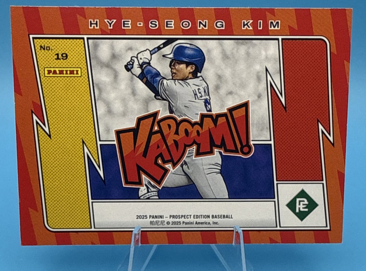 2025 Panini Prospect Edition - Kaboom! Hye-Seong Kim #19 (RC) Case