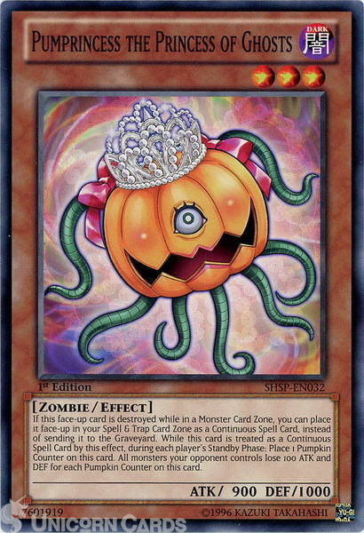 SHSP-EN032 Pumprincess the Princess of Ghosts Common 1st Edition Mint Yu-Gi-Oh!