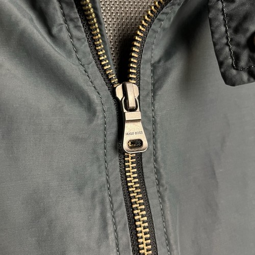 HUGO BOSS Jacket Mens US 48R Gray Black Label Chiro Lightweight Spring Light - Picture 8 of 17