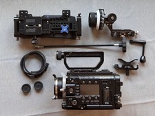 Sony PMW-F55 4K CineAlta Cinema Camera and VCT Shoulder Mount and Follow Focus
