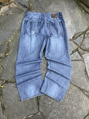 Vintage Ecko Unltd Baggy Faded Jeans Hip Hop Southpole Grunge Skater Y2K 90s