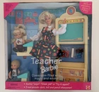 Vintage 1995 Teacher Barbie Doll Playset Classroom Sound Mattel w/ 2 Student