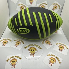 Nerf Weather Blitz Easy Grip Foam Football by Hasbro A0361, Black Green