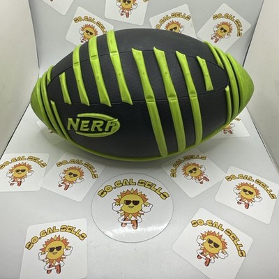 Nerf Weather Blitz Easy Grip Foam Football by Hasbro A0361, Black & Green