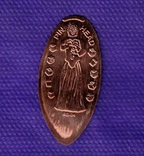 PIN HEAD "HELLRAISER" Elongated Pressed Copper Penny RG-24