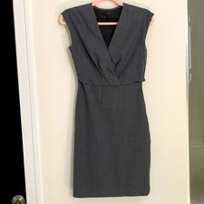 JCrew Academia grey sheath dress