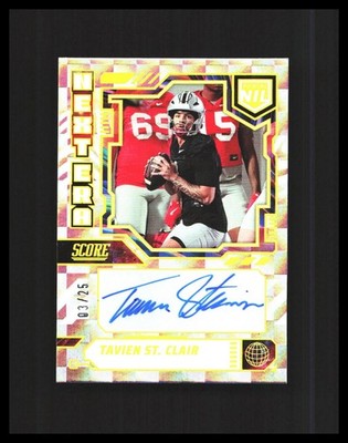 2025 Tavien St. Clair Auto Score Next Era Ground Zero /25 #NEN-TSC