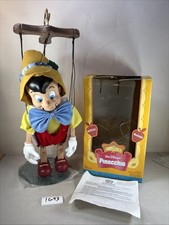 READ Disney Pinocchio Puppet Singing Telco Marionette Disney Musical 1G93