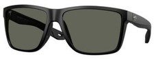Costa Del Mar 6 S 9135 matte black gray 580g crystal polarized 913501 Sunglasse