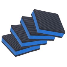 4 Pack Rubber Anti Vibration Pad 3 x 3 x 7/8 Inch Heavy EVA Center Isolation Mat