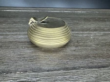 Vintage Brass Portable Pocket Ashtray Heavy. Made In India 3.25”