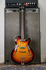 1969 Framus 5/150 'Stone Bass' Thinline Bass Guitar Sunburst - Made in Germany