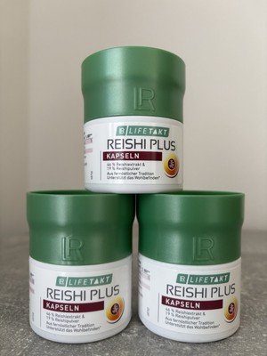 LR Reishi Plus Kapseln - 3er - Pack, Pilz des Langen Lebens, Blutzuckerschutz