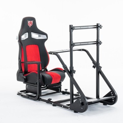 Racing Simulator Wheel Cockpit Stand Fit For PS5,PS4,Xbox,PC,Moza,Thrustmaster