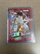 Dana Evans Red Pandora /199 2025 Panini Prizm WNBA Basketball #33 Las Vegas Aces